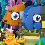 Fish Tank Aquarium Building Sets Holiday Toy, Ocean Theme Construction Toys, Educational Stem Creative Gift For Kids Ages 8-12 Boys And Girls, Ideal Gift For Christmas And New Year?889Pcs