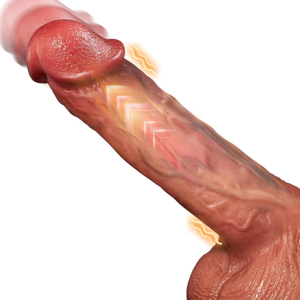 9 inch thrusting dildo Automatic Male Masturbator Uoffile Male Rotating Vibrating Men Masturb –  honeysx main image 1
