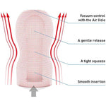 TENGA TOC-203 Rolling Head Pre-Lubricated Male Masturbator Vacuum Cup with Powerful Suction Red (Pack of 2)