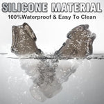 2PCS Premium Cock Enlarger Sex Toys, Reusable Ultra-Soft Penis Extender Sleeves with Penis Ring for Men and Couples, Pumps and Enlargers, Male Sex Toy for Boost Sexual Pleasure and Performance (Black)