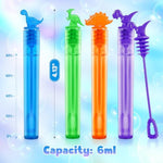 36 Pieces Dinosaur Mini Bubble Wands,Bubble Party Favors Assortment Toys For Kids,Themed Birthday, Halloween, Goodie Bags, Carnival Prizes, Wedding, Bubble Maker Toys For Kids