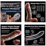 Transparent Ultra Standard Fit Condoms, 4-Count for a New Intimate Experience with Your Partner