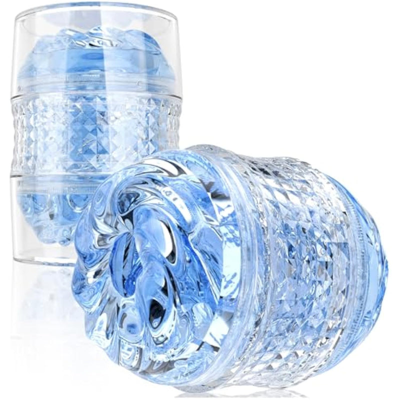 Spiral Motion Male Masturbator Adult Sex Toys For Men - Manual Sucking Stroker Realistic Pocket Pussy For Men Masturbation Sleeve, Open Ended Crystal Sex Toy, Pocket Pussies Penis Toys