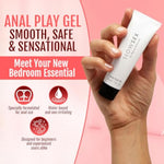 Anal Play Gel – Soothing Prep Gel For Comfortable Anal Exploration – Aloe Vera, Chamomile & Arnica – Coconut Aroma – Toy-Compatible – 30Ml