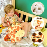 Giraffes Stuffed Animals With Babies Inside Plush Toys Set Mommy And 4 Little Giraffes Babies - Gift Present Christmas Toys For Girls Boys Kids Toddler Infant