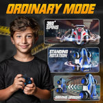 1:14 Remote Control Roll Stunt Car For Boys 360°Rotating 4Wd Rc Cars With Lights Music Upright Walking Four-Wheeled Rollover Toy Car Presents For Age 6-12?Blue?