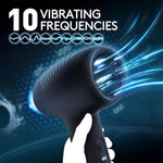 Male Masturbators Men Sex Toy Automatic Penis Massager Male Vibrator With 10 Vibrating Modes Mens Stroker Blowjob Machine Open-Ended Penis Pocket Pussycats Masturbators Sex Toy For Men Penis Vibrator