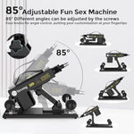 Sex Machine Fuck Machine With 3Xlr Connector,Thrusting Dildo Machine With Realistic Dildo For Man,Automatic Love Machine Suction Cup With 5 Attachments Sex Toys For Women