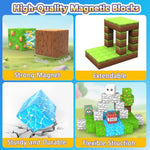 150Pcs Magnetic Blocks, Magnetic Building Blocks Cubes, Magnet Tiles Stacking Stem Building Game Birthday Gifts For Boys Girls Age 3 4 5 6 7 8-12