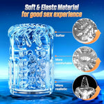 Male Masturbator Sex Machine, Mens Vibrator Male Sex Toys For Men 4D Pocket Pussies Pumps & Enlargers With 12S Pump & 7 Thrusting Rotating Vibrating Sucking Licking Lcd Display, Sliver 2024