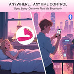 G Spot Vibrator, Dual Vibration & Patting Personal Massager, Adult Sex Toys for Women Couple Play, Waterproof, 9 Vibration Modes for APP Control