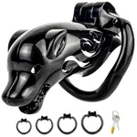 Lightweight Large Chastity Cage With 4 Active Sizes Rings & 12.6 Inch Realistic Huge Dildo Sex Toy For Women Men