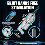 Milker Pro Edition Male Masturbator | Hands-Free Suction & Vibration With Adjustable Settings | Textured Silicone Sleeve For Intense Sensations | Powerful 3000 Rpm Motor