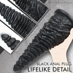 11 Inch Silicone Huge Anal Plug With Tapered Glans, 4.2'' Diameter Thick Black Dildo Anal Stretcher For Deeper Sex, Xxl Butt Plugs Massive Dildos Huge Anal Toys For G-Spot & P-Spot Stimulator