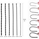 6Pc Set Male Silicone Urethra Sound Tail Plug Vibrator - Penis Dilator Stretcher Female Sex Toys - Catheters & Sounds - Rod Urethral Obstruction Cock Expansion Stimulation Masturbation