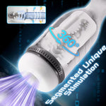 Male Masturbator with 6 Vibration & 4 Sucking Modes,Joystick Control Design