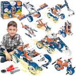 Smiesskiddo 12 In 1 Stem Toys, 152 Pcs Building Toys For Kids Ages 4-8 5-7 6-8 Educational Activities For Boys 4-6 8-10 Construction Creative Games Birthday Gifts For 4 5 6 7 8+ Year Old Boy Girl