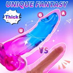 Sex Toys Realistic Dildo, 7.8 Inch Monster Dragon Dildos With Strong Suction Cup, Thick And Fantasy Dildo For Vaginal And Anal Stimulation, Adult Sex Toy For Women And Couples