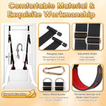 Sex Swing Bdsm Sex Toys 2 In 1 Door Sex Swing & Bondage Thigh Restraints With Adjustable Straps Widened Leather Plush Cushion, Kinky Adult Sex Toys For Couples