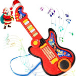 Kid Guitar, 4 In 1 Toddlers Guitar And Piano Guitars For Kids 3-5 With Strap Guitars For Toddlers 2-4 With Lullaby Projector Drum Toy Birthday Christmas For 3 4 5 Year Old Boy Girl Gift