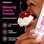 Passion Make Them Sensitive Cherry Nipple Stimulator 1.5 Oz – Cherry Flavored Nipple Sensitivity Cream, Warming Sensation Formula, Personal Enhancement Cream, Made in USA