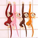 Monkeyplush Stuffed Animal,Hanging Stuffed Animal Monkeylong Arm Monkey Doll Plush Toy Curtain Monkey, 27.5 Inches (Brown)