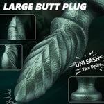 11 Inch Massive Fantasy Dildo Huge Butt Plug With Knot, 3.5 Inch Diameter Silicone Huge Thick Monster Dildos For Anal Stretcher, Huge Anal Plug Adult Sex Toys For Gay Female G-Spot & Anal Play