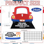 24-Piece Road Car Photo Frame Craft Kit for Church Groups and VBS Activities