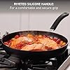 Ultimate Hard Anodized Nonstick Fry Pan Set 2 Piece, 10, 12 Inch, Oven Broiler Safe 400F, Cookware, Pots and Pans Set Non Stick, Kitchen Frying Pans, Cooking Skillets, Dishwasher Safe, Grey