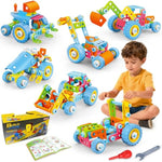 Stem Toys For 3 4 5 6 7 8+ Year Old Boy Girl Building Toys For Kids Ages 4-8 5-7 6-8 Toddler 3-8 Block Stem Kit Educational Construction Set Creative Activities Learning Engineering Game Birthday Gift