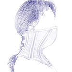 Strapon Face Neck Bound Leather - Head Harness Slave Restraint Purple Leather No Pungent Smell Corset Muzzle Posture Bdsm Unisex Bondage Kit (18 Inches Neck Round, Purple)