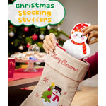 4 Pcs Christmas Pop Keychain Toys,Kids Toddler Small Gifts Packs Fidget Sensory Toy For Backpack Christmas Decoration,Classroom Prize Stocking Stuffers Party Favors Goody Bags Accessories Sets