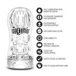 Blush M For Men 6.75" Magnifier Self-Lubricating Masturbator, Multiple Pleasure Chambers, Perfectflo Mimics Blowjbs, Ultra Soft Squeezable Realistic Pussy Stroker - Pocket Adult Sex Toy Men - (Clear)