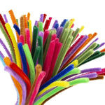 200 Pcs Hot Pink Pipe Cleaners, 30cm Thick Chenille Stems for DIY Crafts