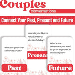 Couples Conversations Card Game – Stocking Stuffer For Boyfriend Or Girlfriend | Questions About Past, Present, And Future