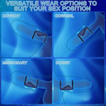 Penis Sleeve Vibrator Cock Vibrating, Sex Toys With 10 Vibration Mode Adult Toys, Penis Sleeve Enhancer For G Spot Anal Clit Stimulation For Male Couple Erection Extender Sex Games (Blue)