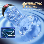 Transparent Male Masturbator Penis Vibrator - 4In1 Sex Toys For Men With 9 Training Strokers Modes & App Remote Control & 4.98’’ Deep Blowjob Pump, Male Adult Sex Toy For Gay Men Women Couple
