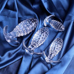 4Pcs Anal Training Kit Analplug Butt Plugs Set For Men Massage Prostate Wearable Anal Dilator Adult Sex Toys Massage For Women G Spot (Purple)