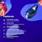 Nea 3 Mini Bullet Vibrator For Woman Female Vibrator Mini Clitoris Vibrator Discreet With 10 Pleasure Settings And Varying Intensities, Alien Blue