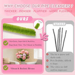 400-Piece Flower Making Craft Kit with Pipe Cleaners for Kids and Adults