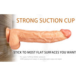 12 Inch Realistic Dildo Body-Safe Material Lifelike Huge Penis With Strong Suction Cup For Hands-Free Play, Huge Thick Anal Penis Flexible Cock Adult Sex Toys For Women & Men (Flesh)