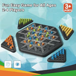 Chain Triangle Chess Game, Geometric Chess Game, Board Games For Family Night, Family Games For Kids And Adults, 2 To 4 Players