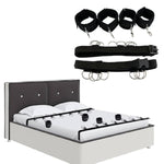Sex Ties For Ankles And Wrists With Bar Men Bed Bondaged Restraint Kit For Couples Under King Bed Straps Sex Tie Downs Under Mattress Adult Play Bdsm Toys Hand Cuff Set For Bedroom Sweatshirt