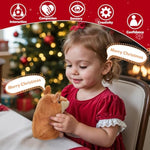 Toddler Toys Talking Hamster Repeats What You Say, Kids Toys For 2 3 4 5 6 7 8 Year Old Girls Boys Gift, Christmas Stocking Stuffer For Kid, Interactive Stuffed Animals Autism Toy For Age 2-4