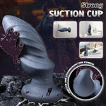3" Thick Realistic Knotted Dildo, 9.5 Inch Silicone Monster Anal Dildos No Balls For Deeper Anal Dilator G-Spot Prostate Massager, Massive Animal Dildo Huge Butt Plug Fantasy Sex Toy For Women Men Gay