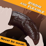 2.5" Diameter Big Black Thick Realistic Dildo, Huge Bbc Silicone Xxl Fat Girthy Giant Anal Strap On Dildo With Strong Suction Cup, No Balls Real Skin Adult Sex Toys For Women Men Gay