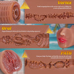 Sex Toy Male Masturbator Pocket Pussies, Male Sex Toys For Men Sex Doll Stroker, Men Sex Toys Penis Training Set 3Pcs Large Realistic Pocket Pussy, Men'S Adult Toys