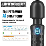 Sex Toy For Women, Clitoral Stimulator With 20 Vibrations & 8 Speeds,Hand-Held Cordless Sex Toys Vibrator For Her Pleasure, Rechargeable And Waterproof(Black)