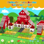 Magnetic Tiles Farm Animal Toy Set With Interactive Cow & Horse, Magnetic Building Blocks For Kids Ages 3-5 4-8 5-7, Magnet Tiles Educational Stem Toy For Boys & Girls