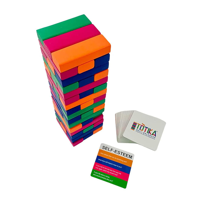 Open Spaces Totika Self Esteem Game With 48 Question Card Deck A Game Of Fu